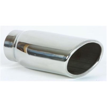 VIBRANT VIBRANT 1406 Round Exhaust Tail Pipe Tip - 2.5 In. Inlet V32-1406